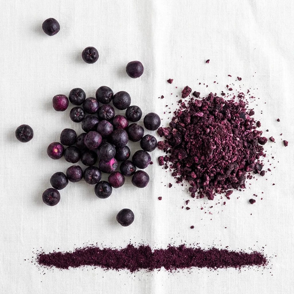 Freeze-dried aronia