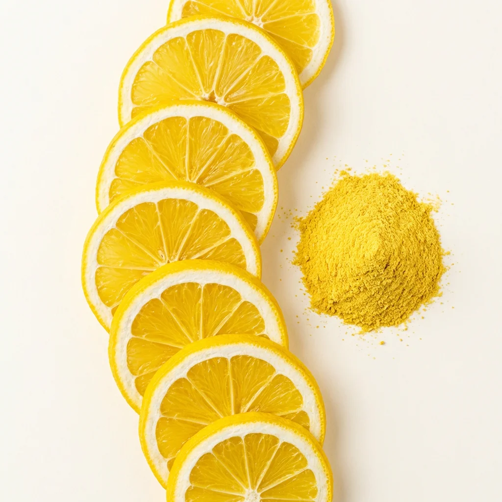 Freeze-dried Lemon sliced wholesale - freeze-dried.co