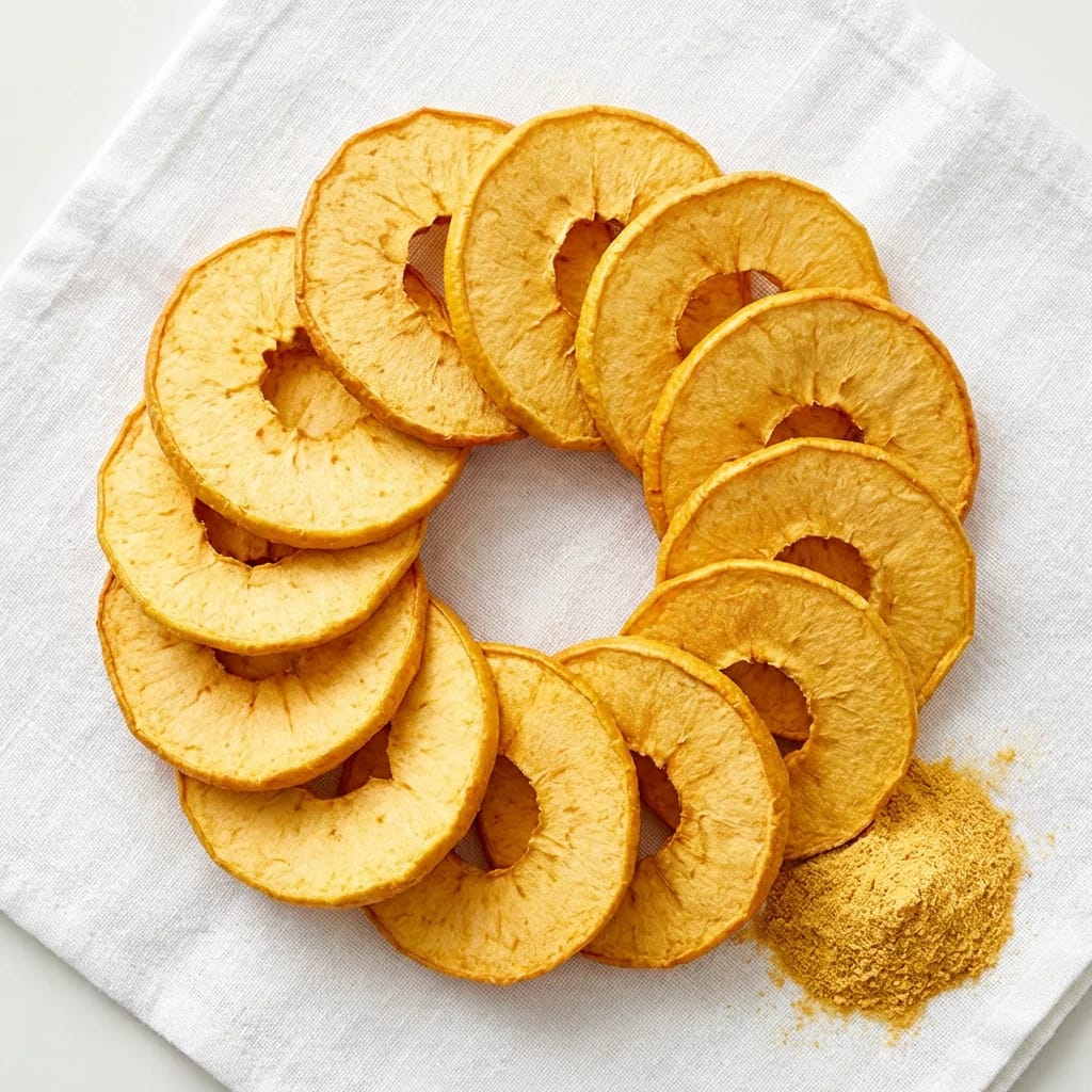 Freeze-dried apple