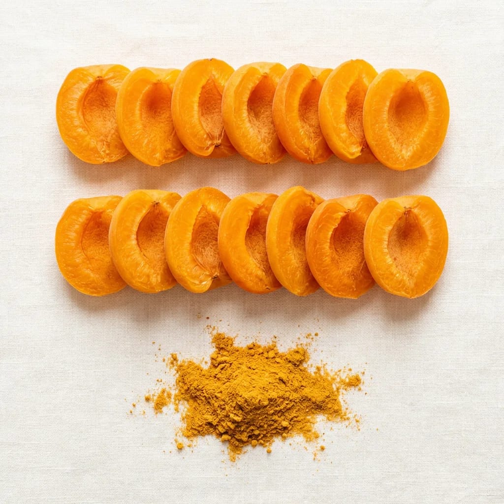 Freeze-dried apricot