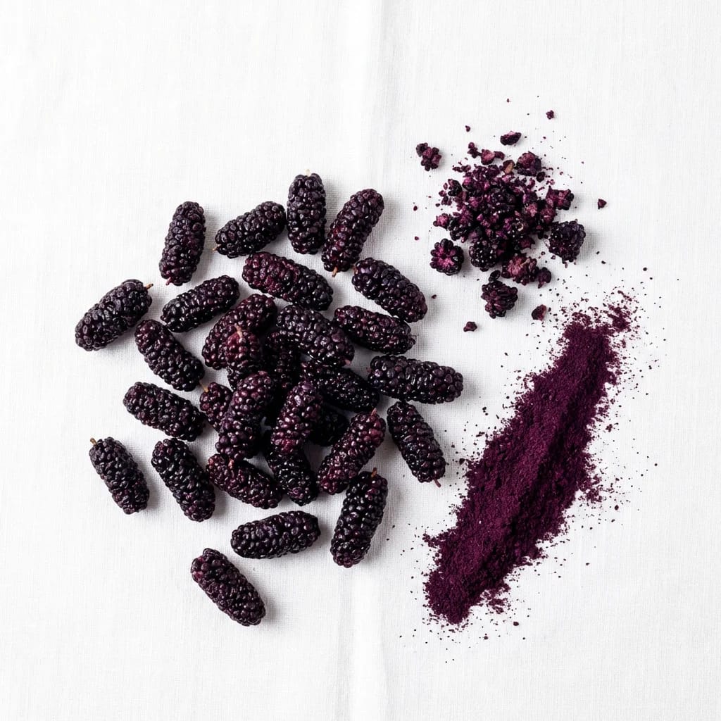 Freeze-dried black mulberry