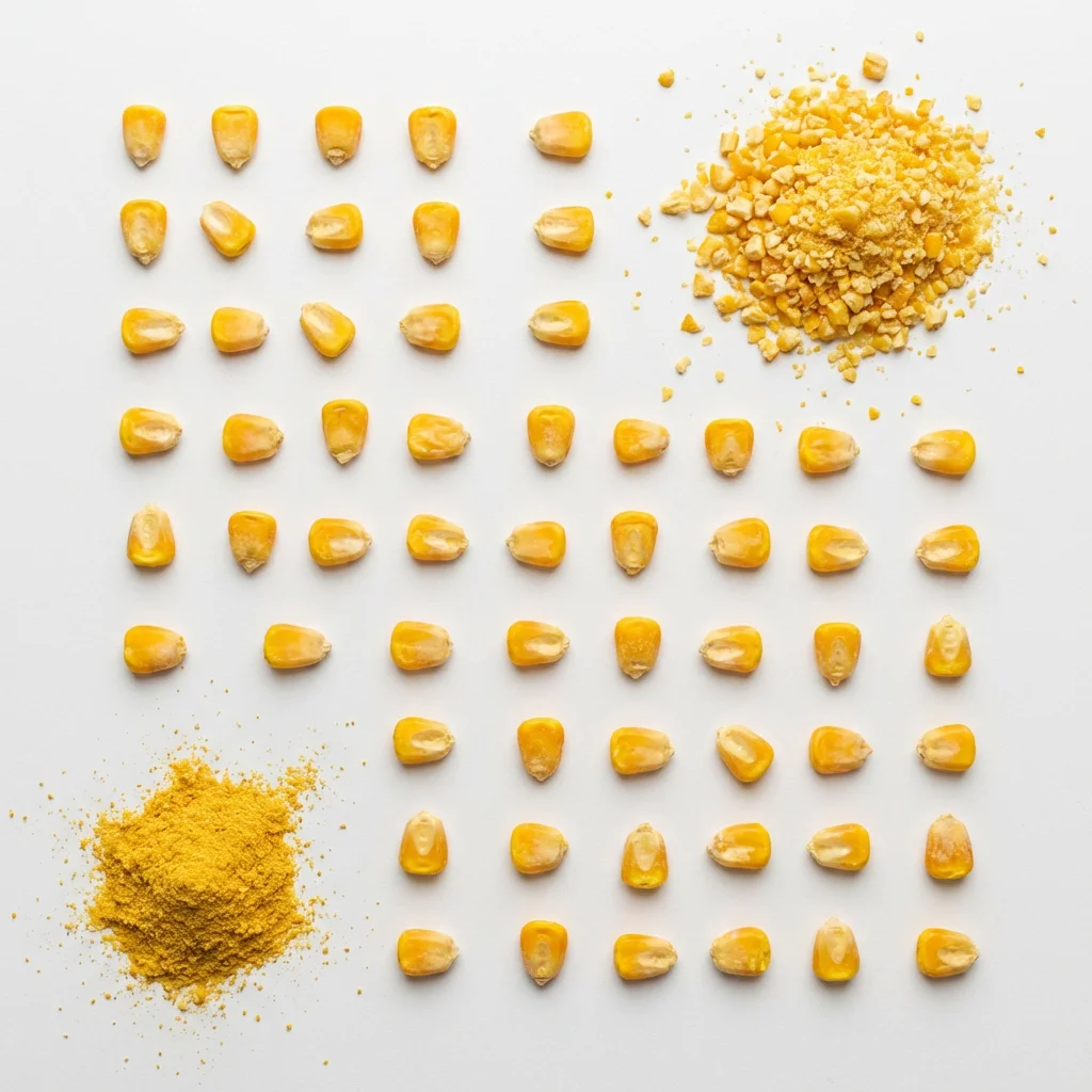 Freeze-dried corn