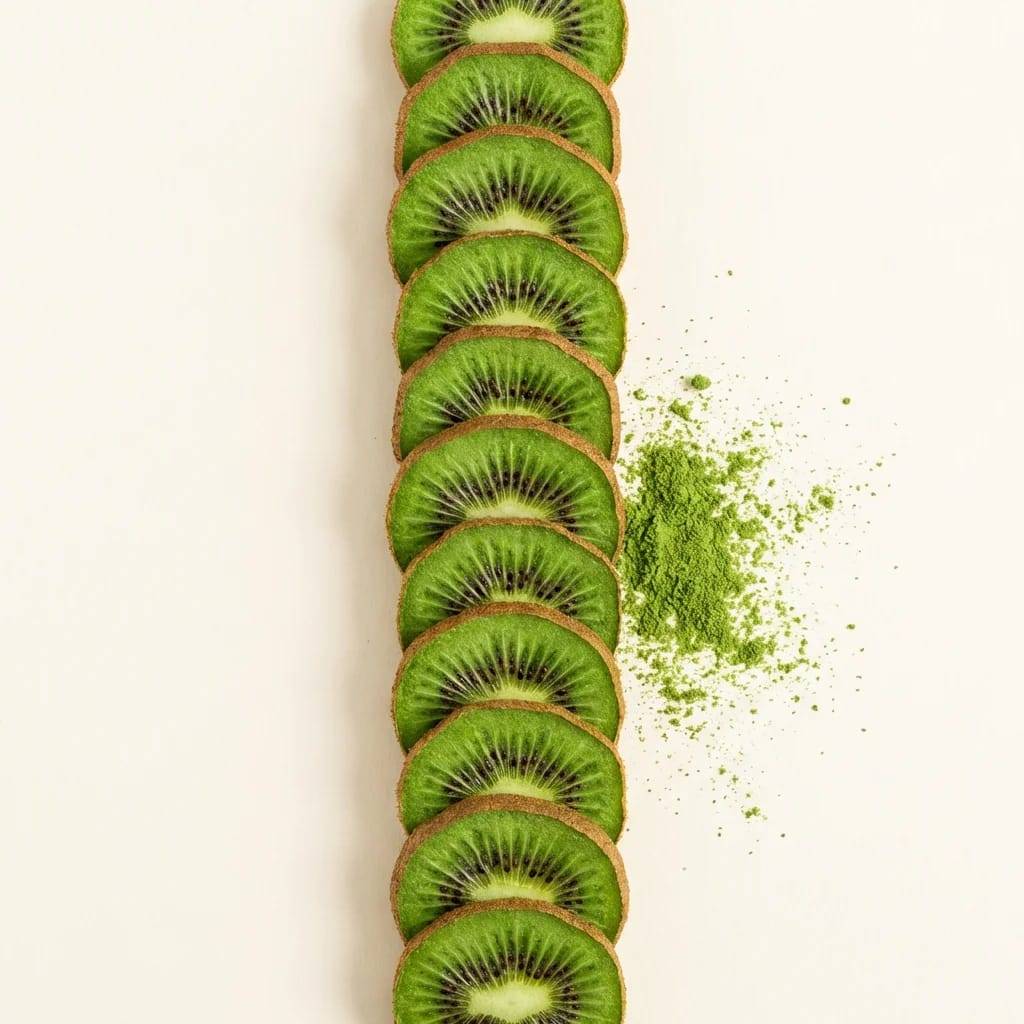 Freeze-dried kiwi