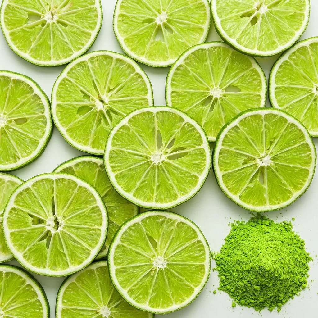 Freeze-dried lime